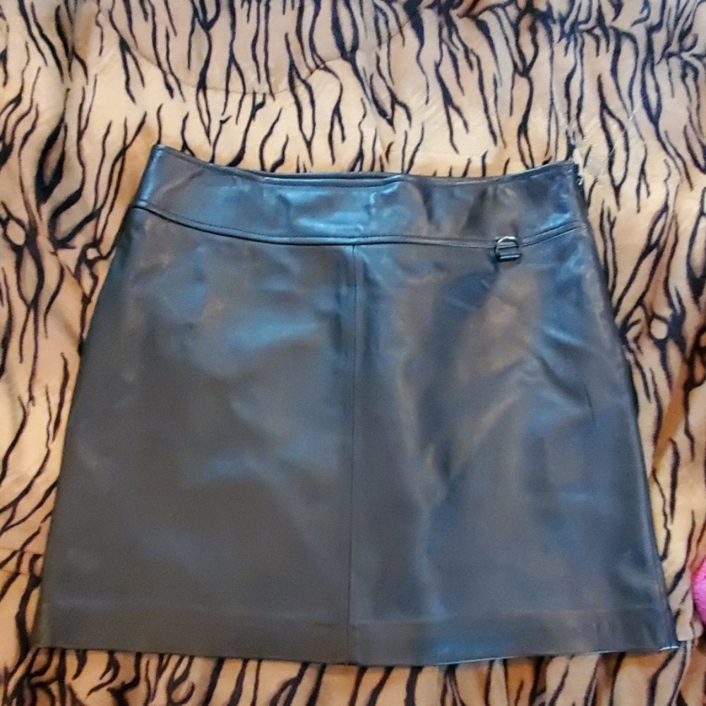 Leather skirt